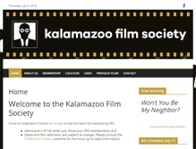 Tablet Screenshot of kalfilmsociety.net